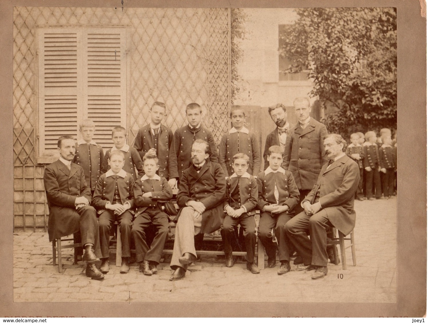 Photo Du Collège Ste Barbe Des Champs,1894, Photographe Pierre Petit,format 19,5/25 - Anonyme Personen