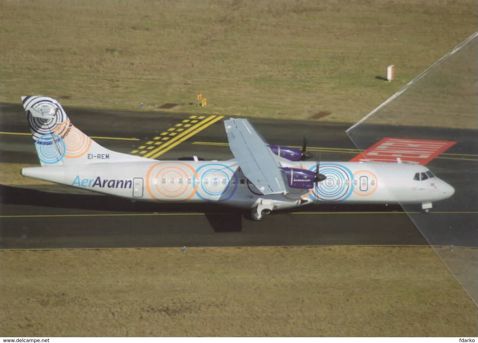 Aero Arann ATR-72 EI-REM Avion At CDG Aircraft Aviation Aiplane - 1946-....: Era Moderna