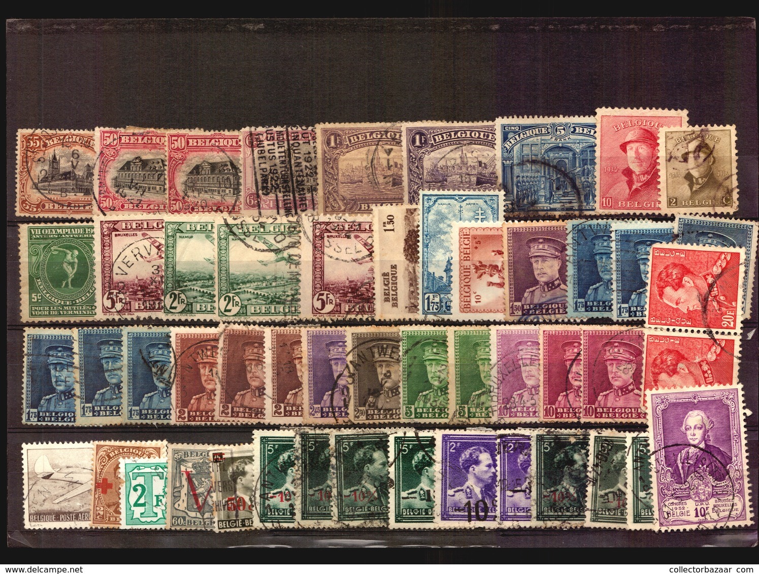 O/Used-Belgique BELGIUM LOT COLLECTION BALANCE LOT OF STAMPS 4 IMAGES (Zn-104) - Collections