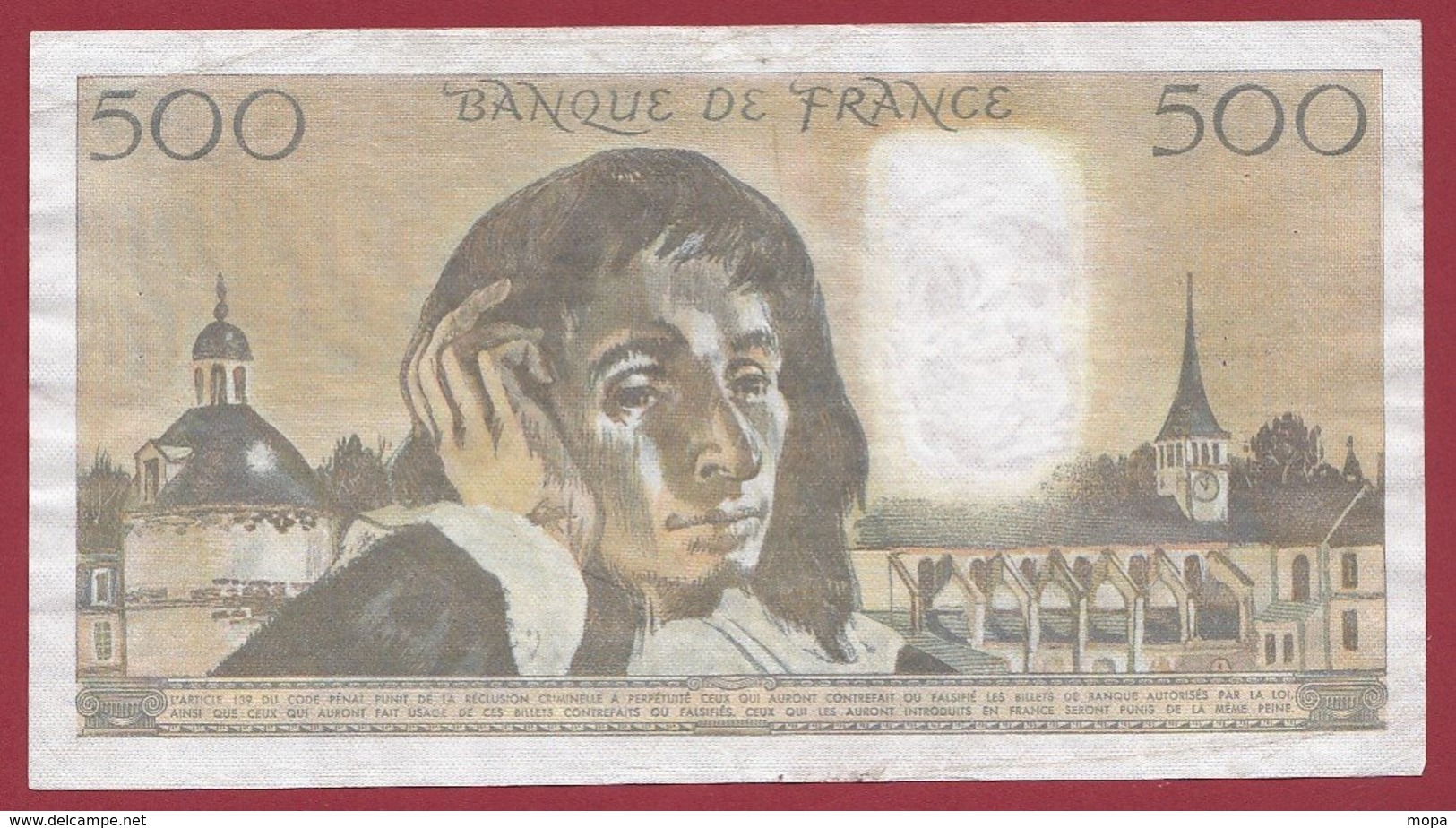 500 Francs "Pascal" Du 08/02/1986.G---VF/SUP---ALPH.E.241 - 500 F 1968-1993 ''Pascal''