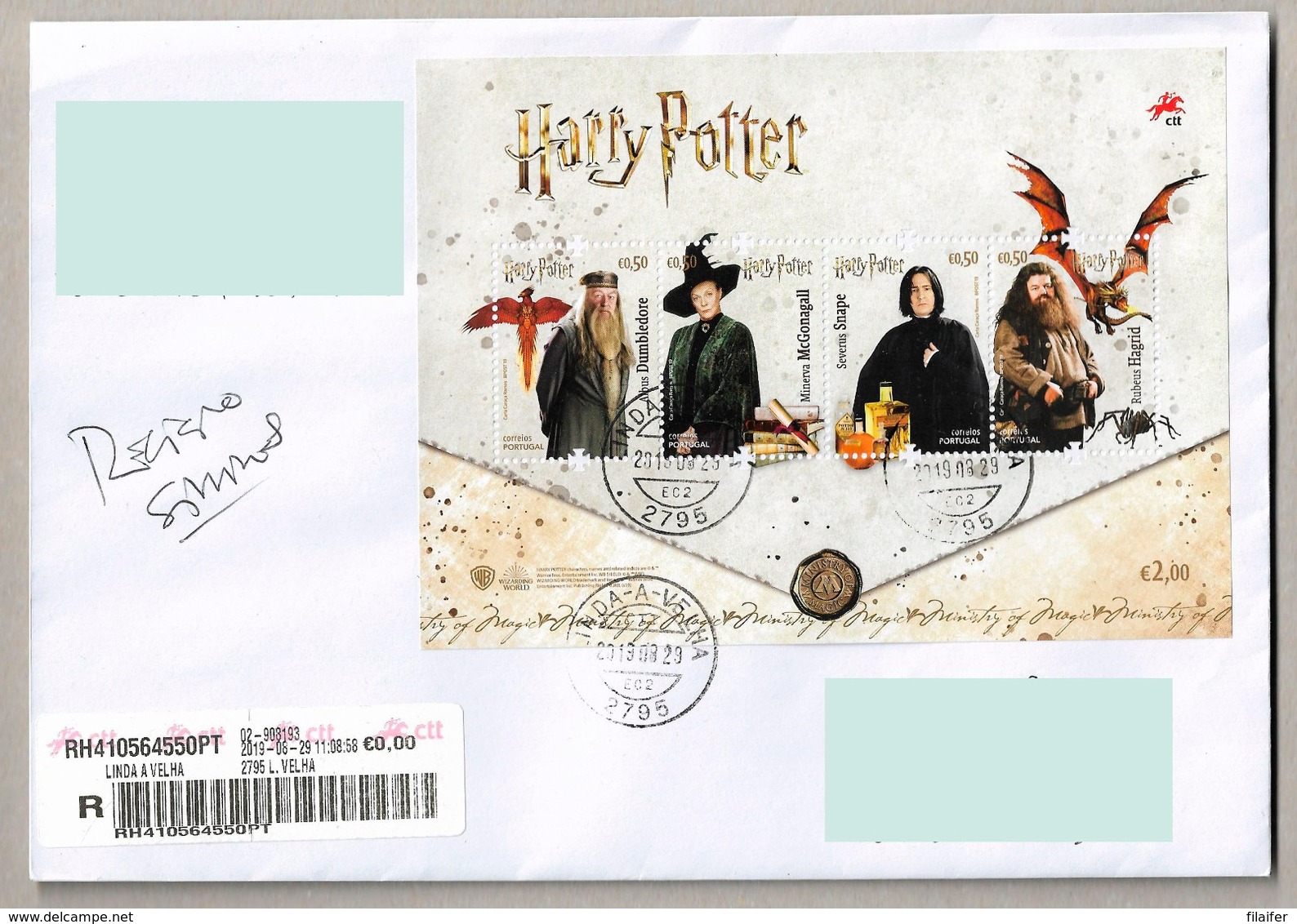 Portugal Stamps - Harry Potter - Used - Usado