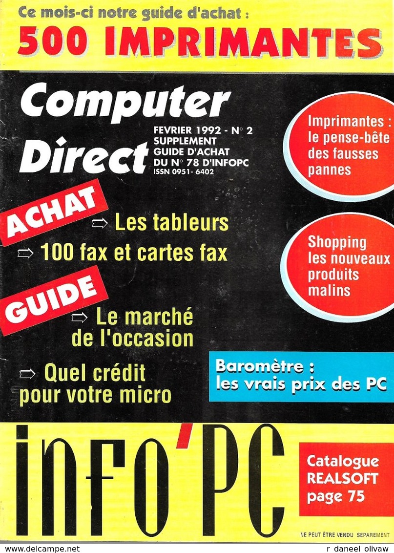 Computer Direct N° 2 - Février 1992 (TBE) - Informatik