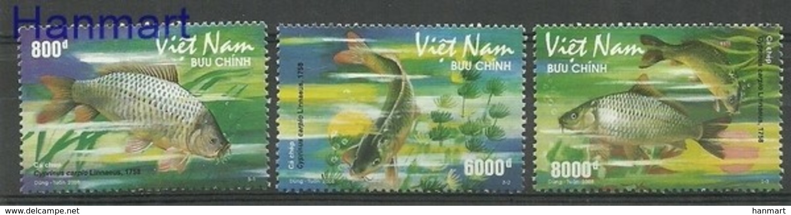 Vietnam 2008 Mi 3493-3495 MNH ( ZS8 VTN3493-3495dav37D ) - Poissons