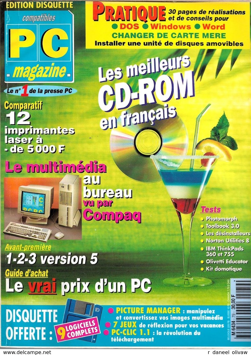 Compatibles PC Magazine N° 79 - Juillet-août 1994 (TBE) - Informatik