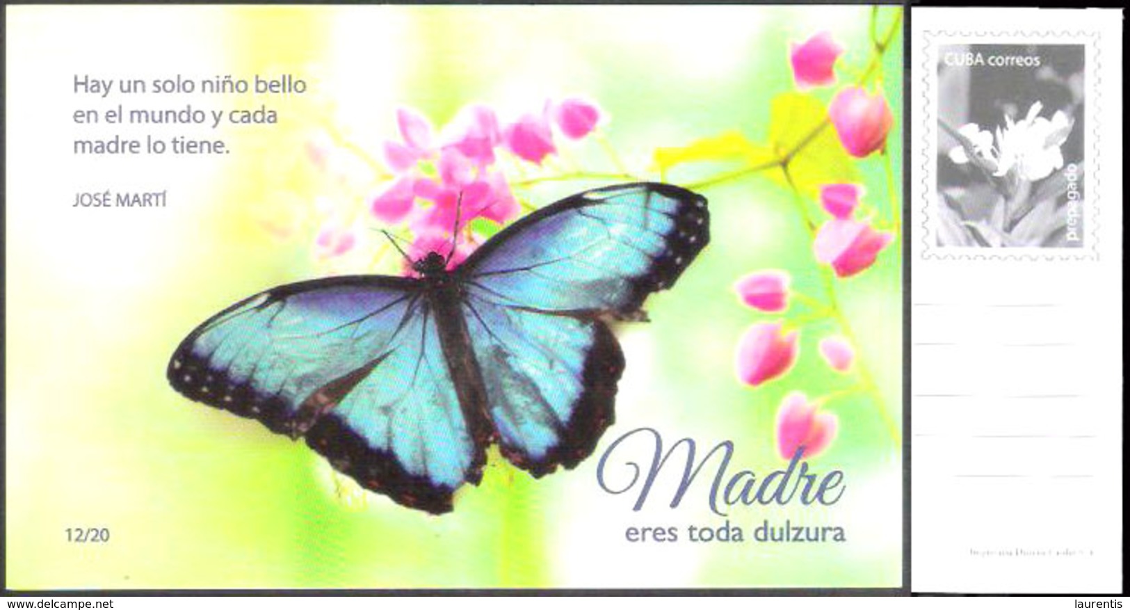 783  Butterflies - Papillons - Mother's Day 2017 - Postal Sta. - Unused - Cb - 2,25 - Schmetterlinge