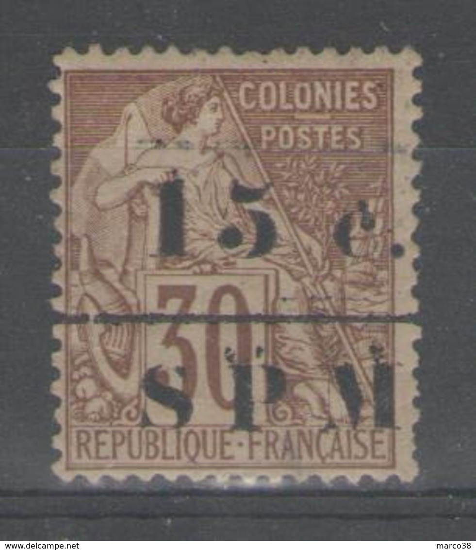 St Pierre Et Miquelon:  N°12 Oblitéré         - Cote 45€ - - Used Stamps