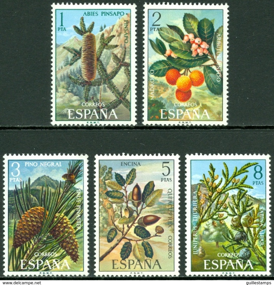 SPAIN 1972 FLORA** (MNH) - Unused Stamps