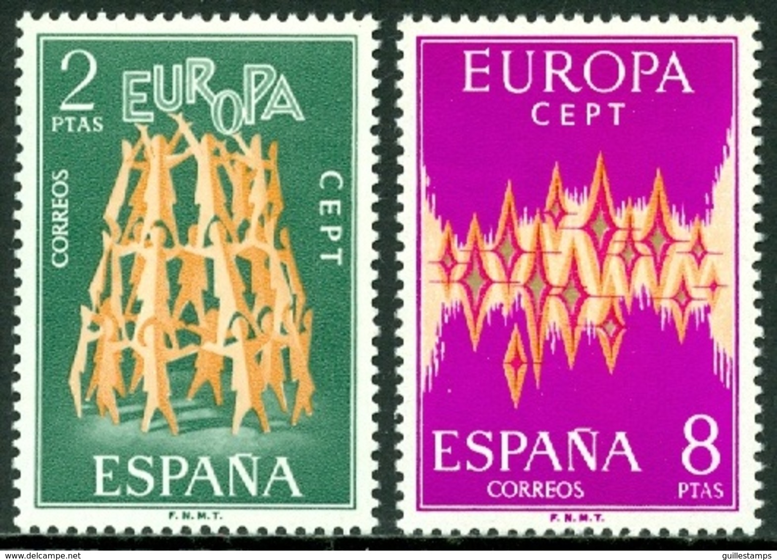 SPAIN 1972 EUROPA** (MNH) - Unused Stamps