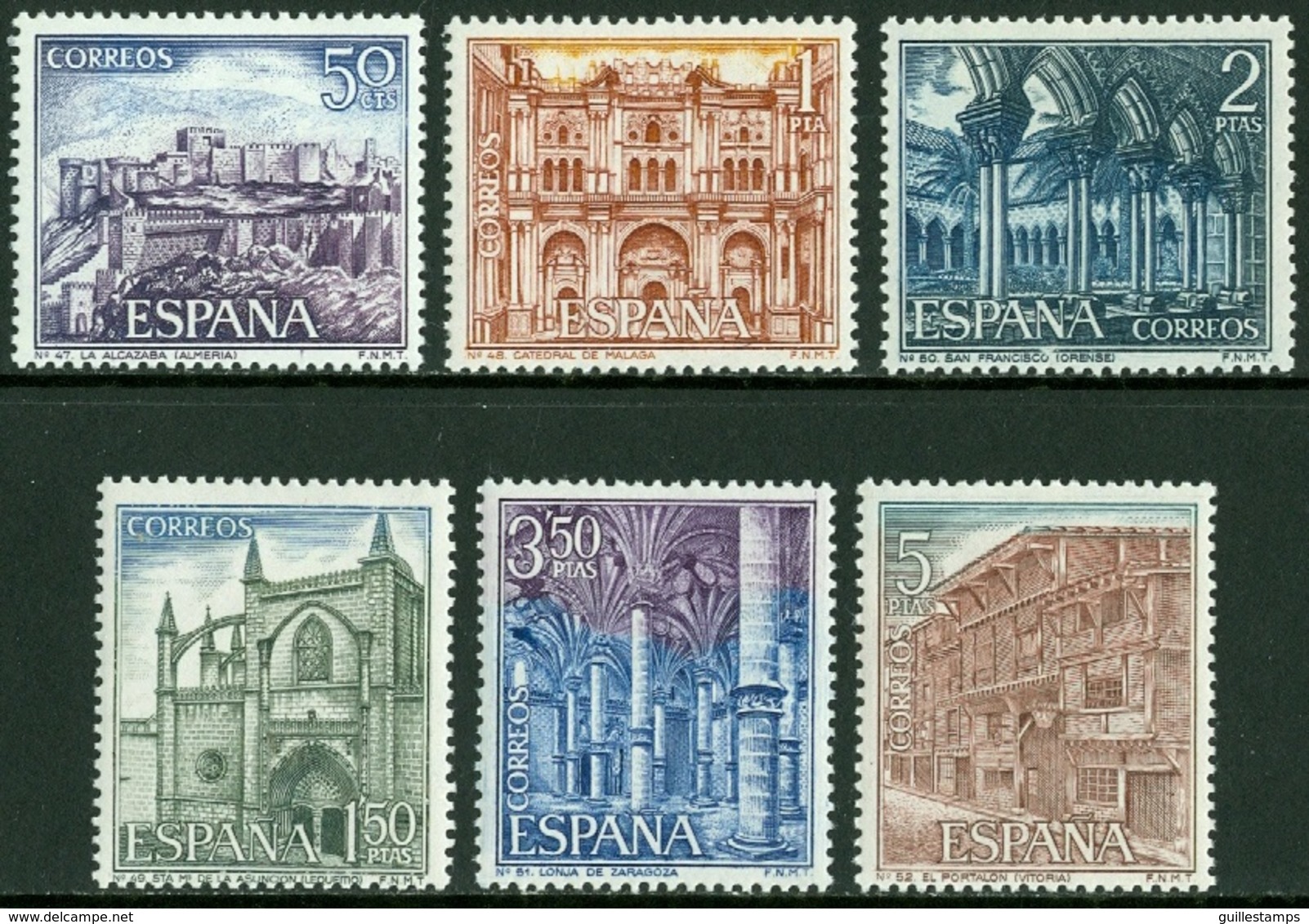 SPAIN 1970 TOURISM** (MNH) - Unused Stamps
