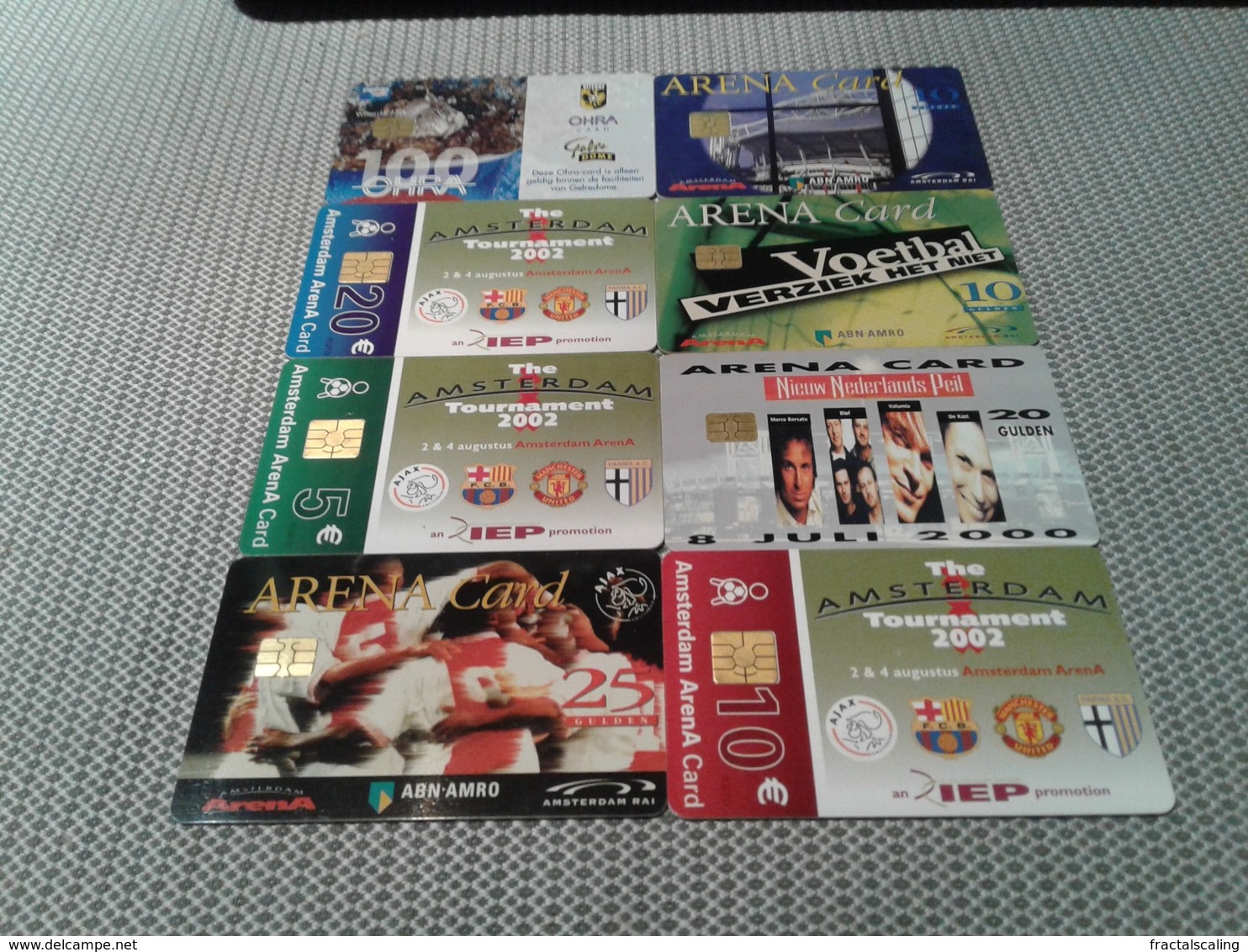 Netherlands - 8 Nice Stadium Chipcards - Other & Unclassified