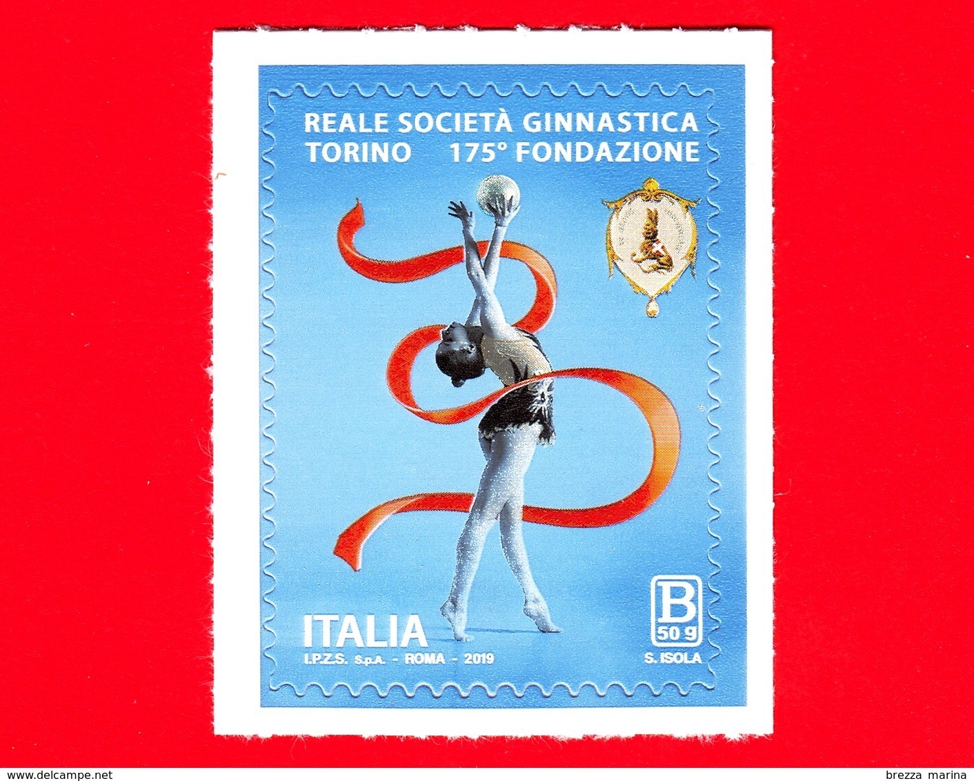 Nuovo - MNH - ITALIA - 2019 - 175 Anni Della Reale Società Ginnastica Torino - Sport - B 50 G - 2011-20:  Nuovi