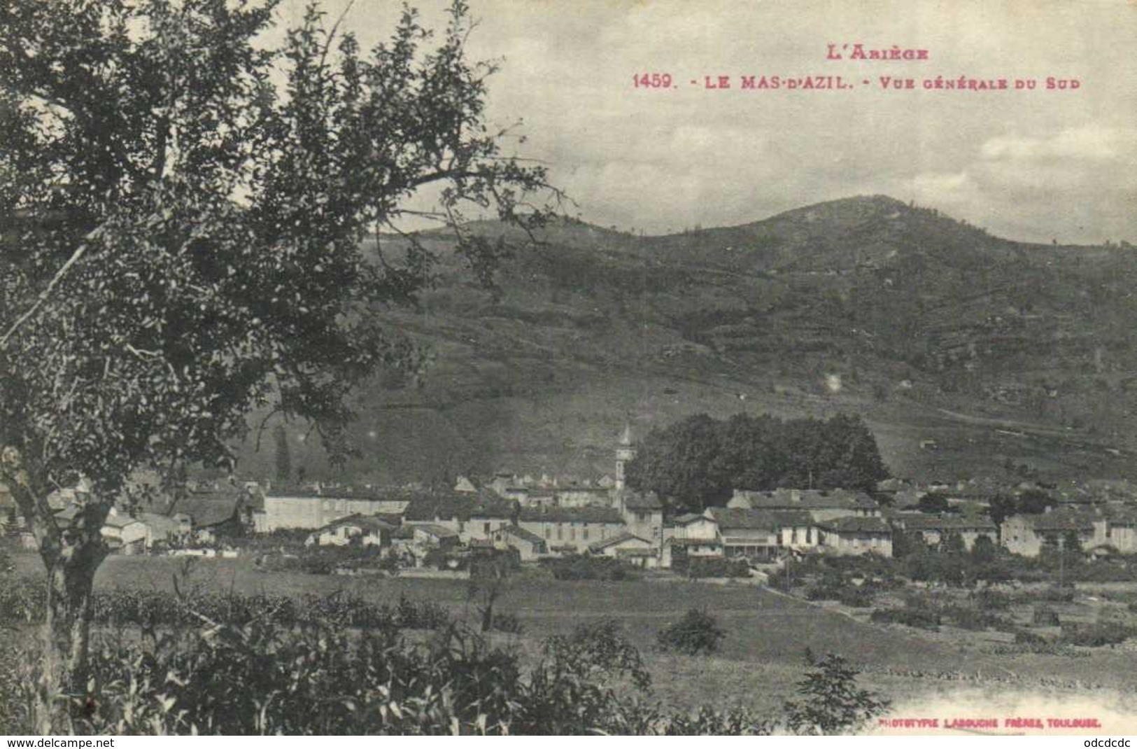 L'ARIEGE  Le MAS D'AZIL Vue Generale Du Sud Labouche RV - Sonstige & Ohne Zuordnung