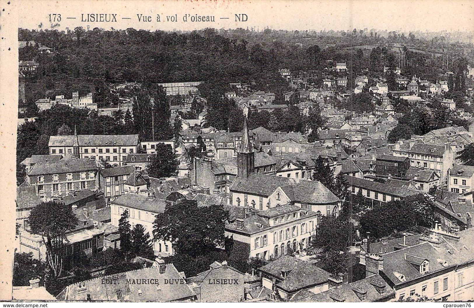 Cpa 14 Lisieux Calvados NORMANDIE Vue à Vol D'oiseau - Lisieux