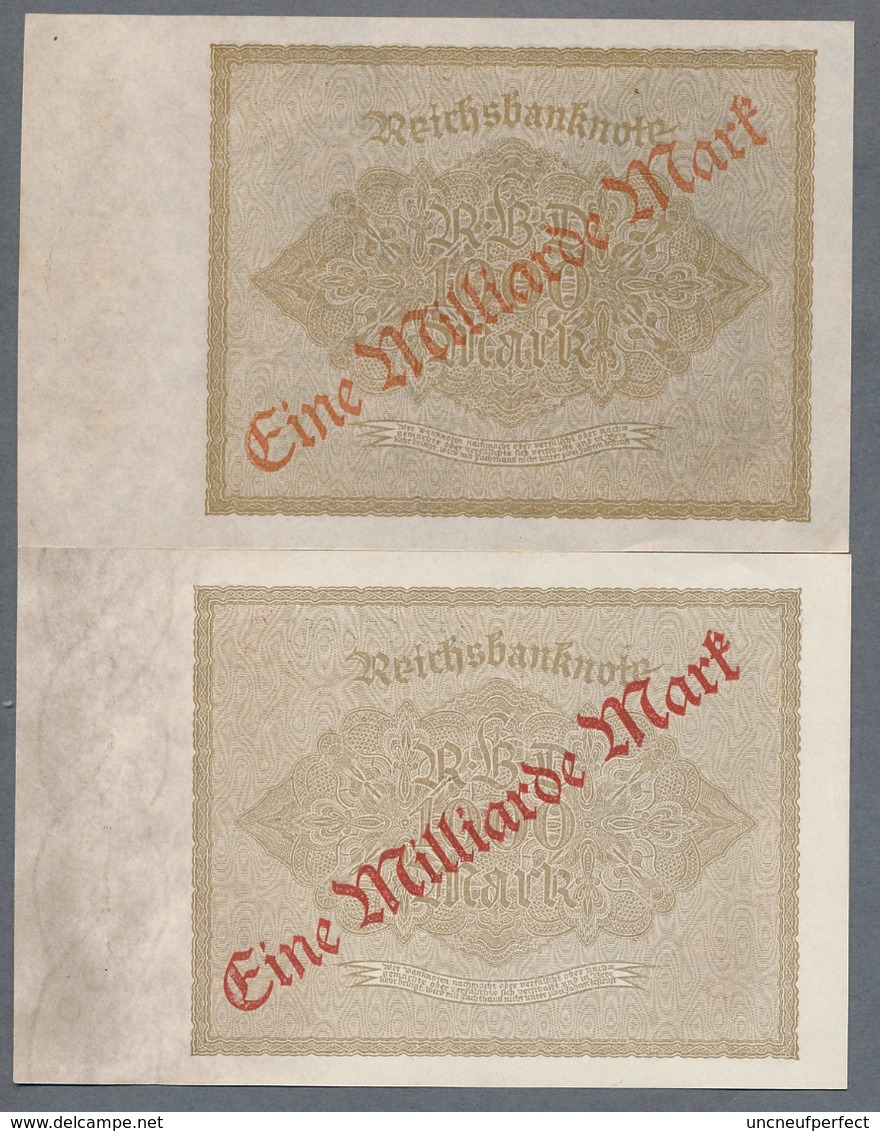 P113a RoF110e DEU-126Fe  1 Milliard  UNC NEUF Très Rare Version (ORANGE) - 1 Milliarde Mark