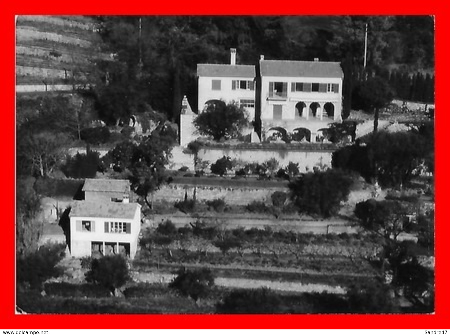 CPSM/gf (06) VENCE.  Carte Photo. A CROPPETONS.  Transacphot Malbosc Grasse...J676 - Vence