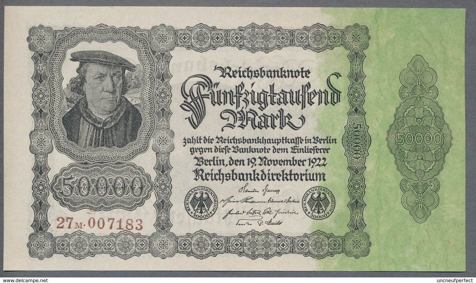 P79 Ro79d DEU-90d  - 50 000 Mark Impression Privée  UNC NEUF - 50000 Mark