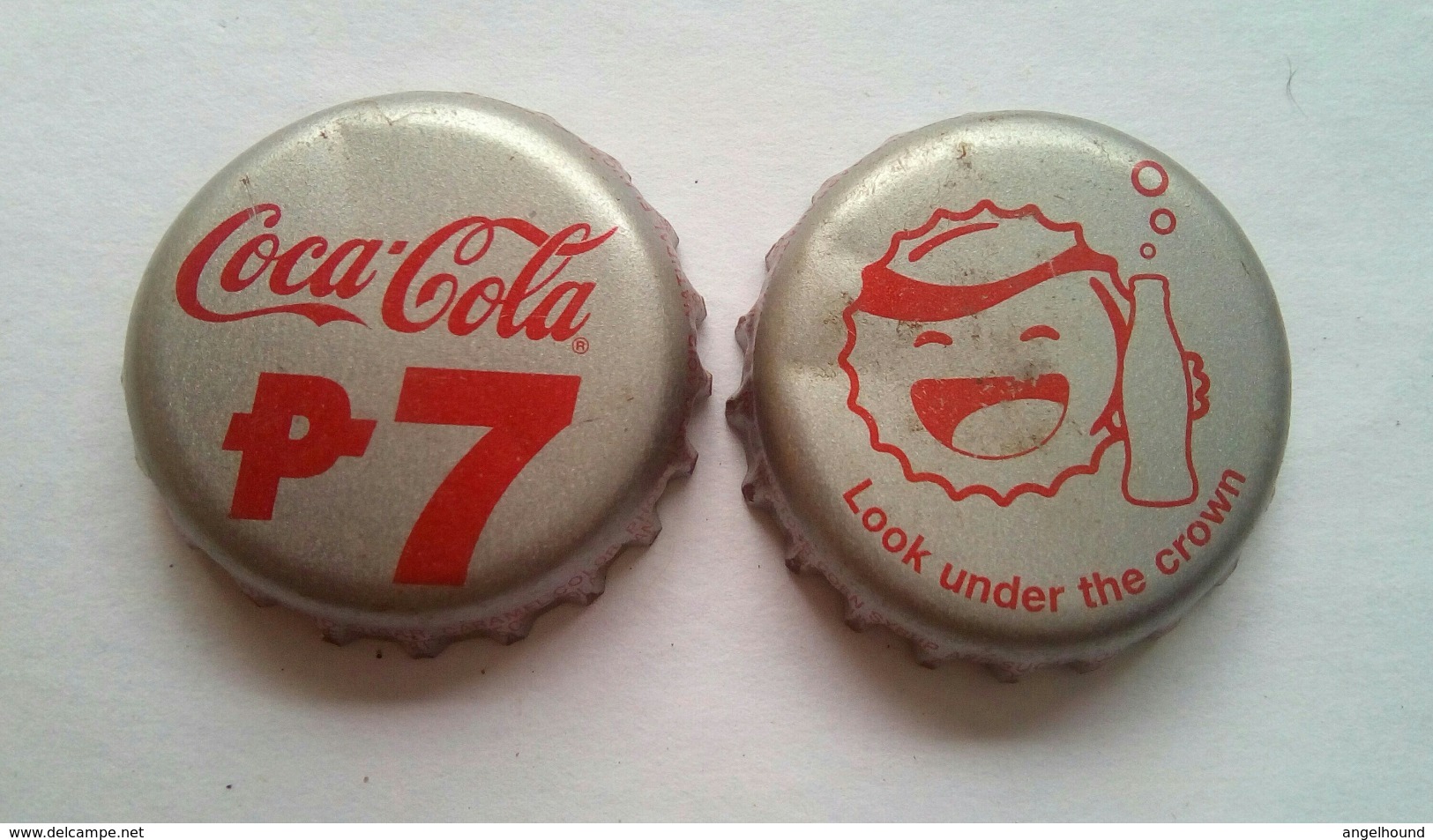 Coca Cola 7 Pesos And Look Under The Crown - Soda