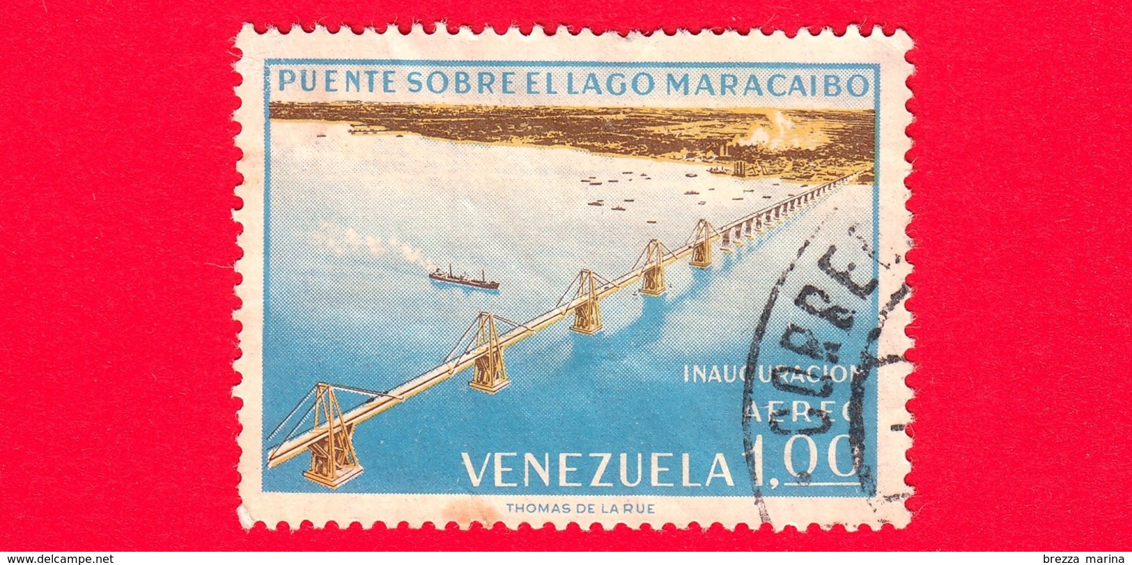 VENEZUELA - Usato - 1963 - Inaugurazione Del Ponte Sul Lago Di Maracaibo - 1.00 - Venezuela