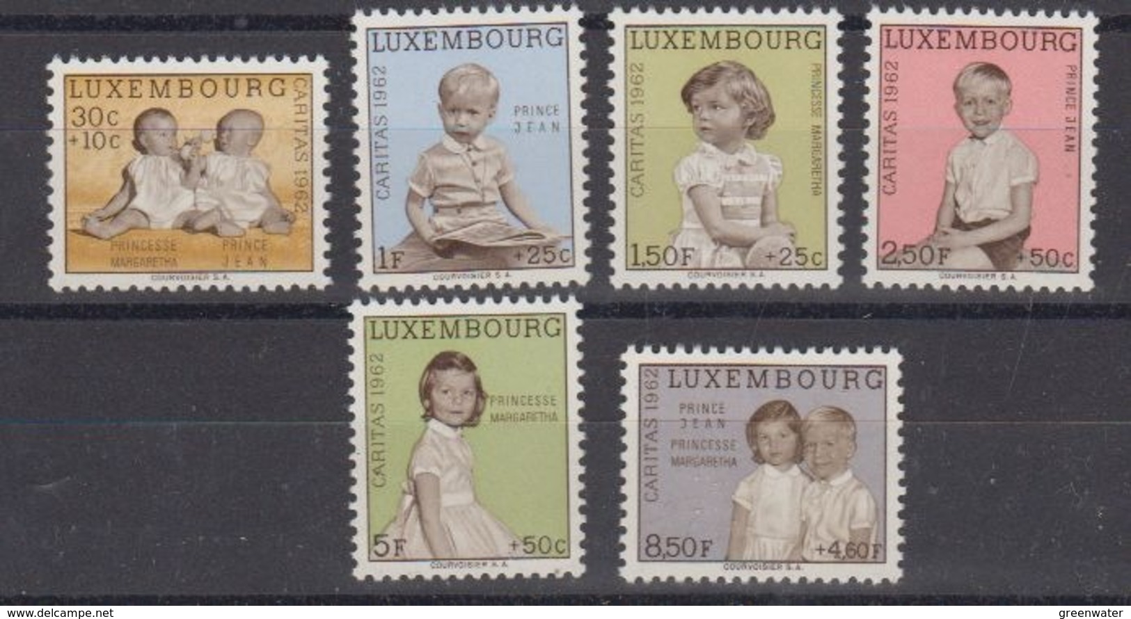 Lxemburg 1962 Caritas 6v ** Mnh  (44492) - Ongebruikt