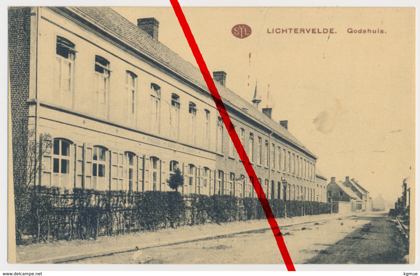 Lichtervelde - Godshuis - 1915 - Stempel 1. Battr. Der Landwehr Feldart Abt. X. A.K. - Lichtervelde