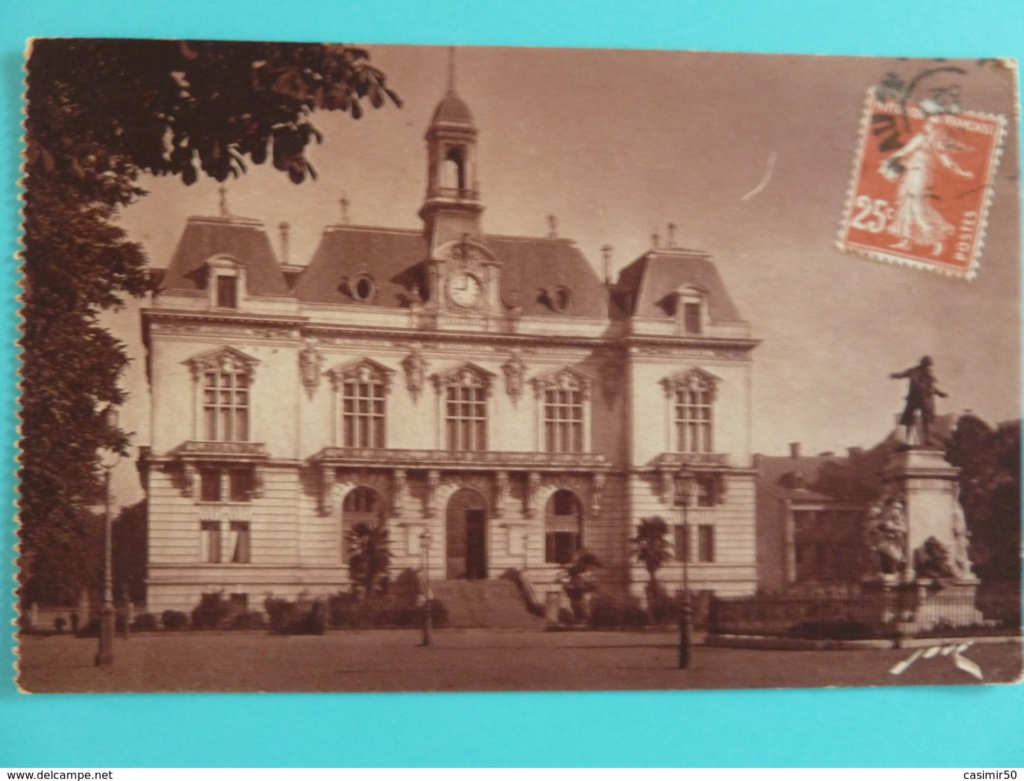 Tarbes Hotel De Ville Et Statue De Danton - Tarbes