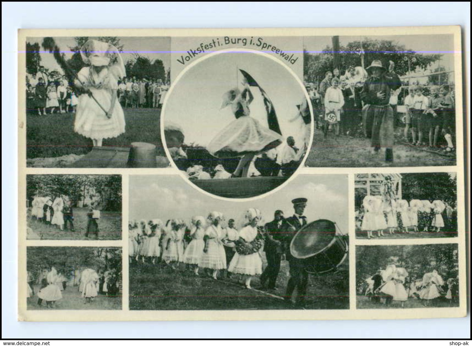 XX005762/ Volksfest In Burg  Spreewald AK 1940 - Altri & Non Classificati