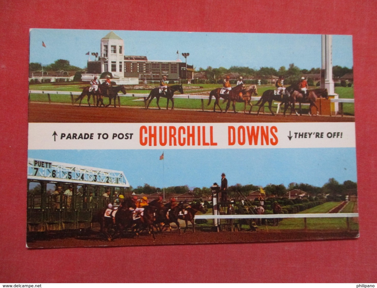Greetings Churchill Downs  Horse Racing   Kentucky > Louisville   Ref    3587 - Louisville