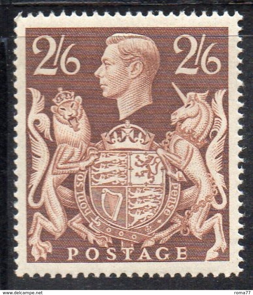 APR2521 - GRAN BRETAGNA 1939 , GVI Unificato N. 224   ***  MNH  (2380A). - Nuovi