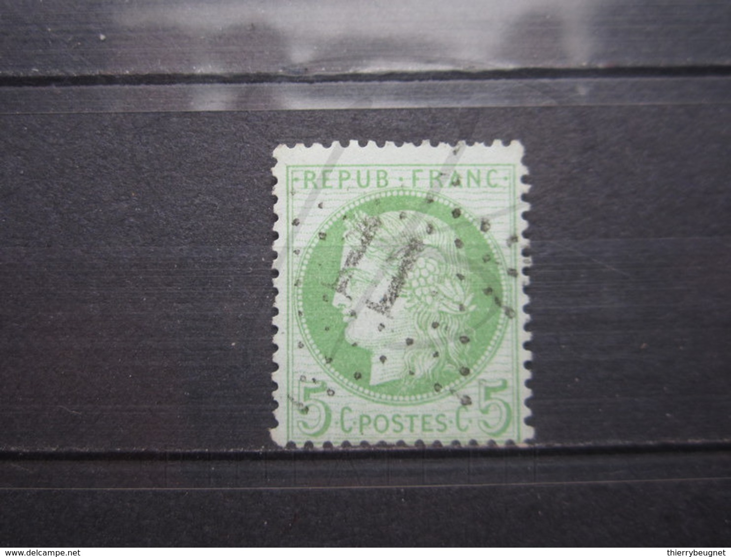 VEND BEAU TIMBRE DE FRANCE N° 53 , ETOILE " 11 " !!! - 1871-1875 Cérès