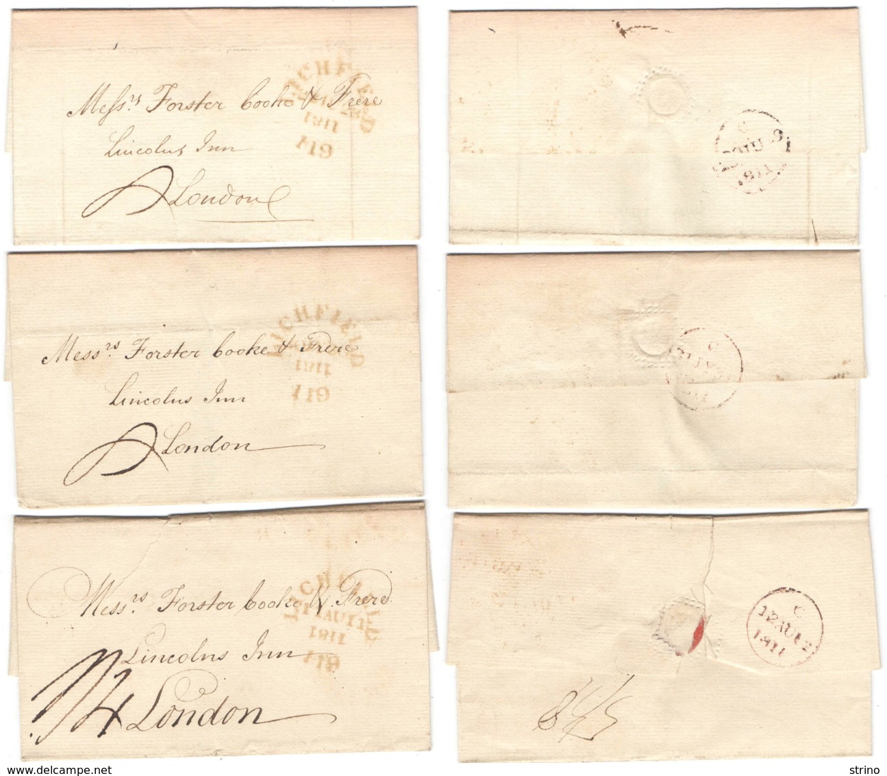 AR208) GREAT BRITAIN Lichfield To London - Year Inverted - 1811 - ...-1840 Precursori