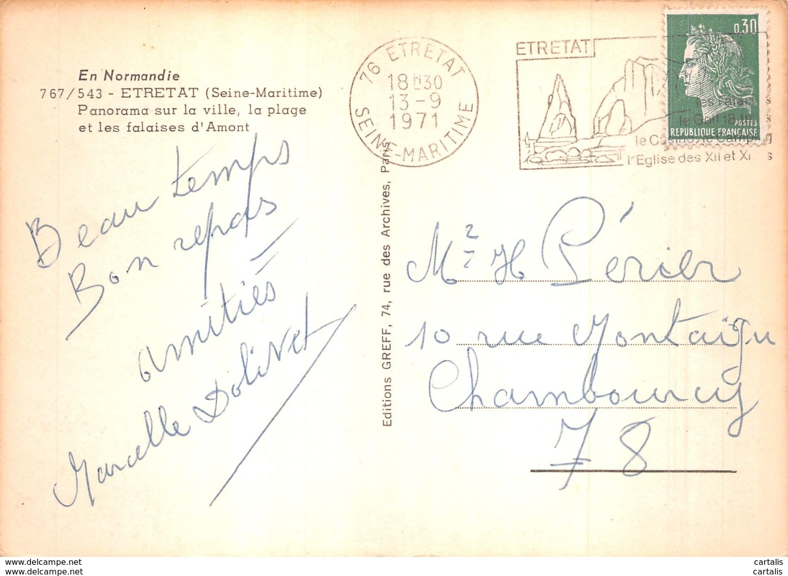 76-ETRETAT-N°C-4354-D/0329 - Etretat