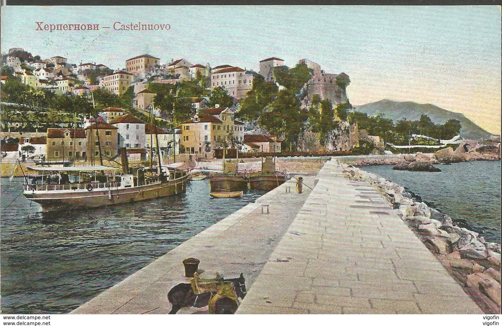 HERCEGNOVI CASTENUOVO MONTENEGRO CRNA GORA, PC, Circulated - Montenegro