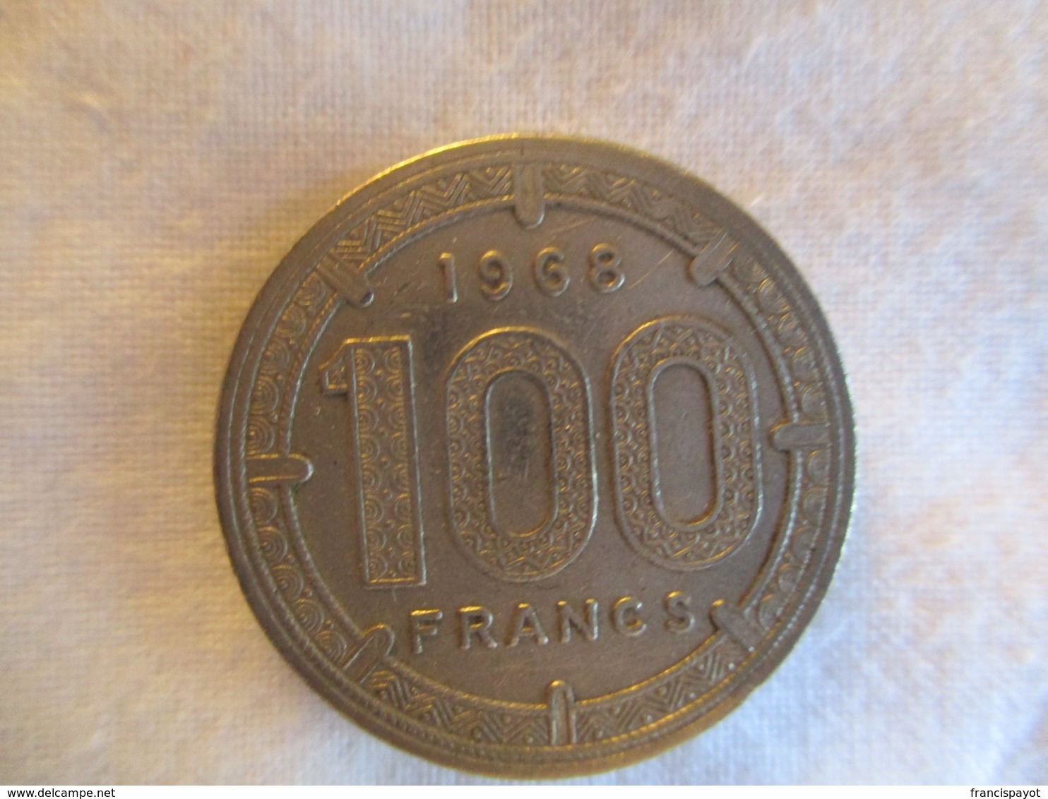 Afrique équatoriale: 100 Francs 1968 Pied-fort - Autres – Afrique