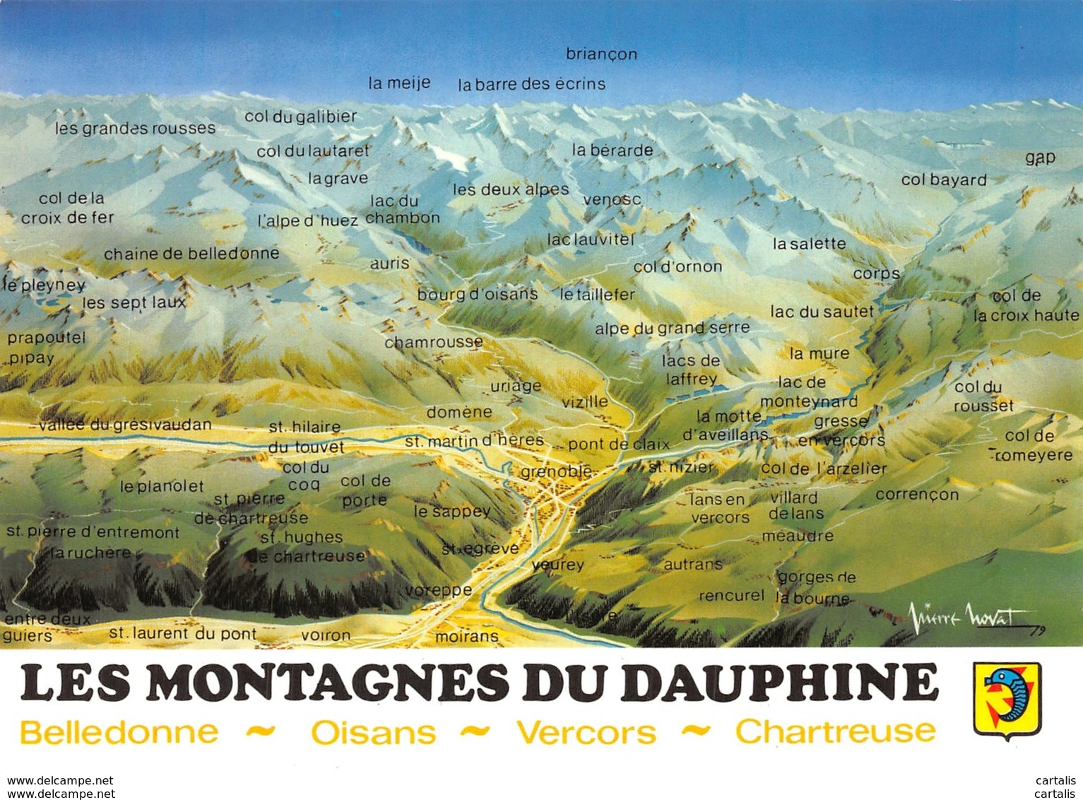 38-MONTAGNES DU DAUPHINE-N°C-4361-A/0387 - Other & Unclassified