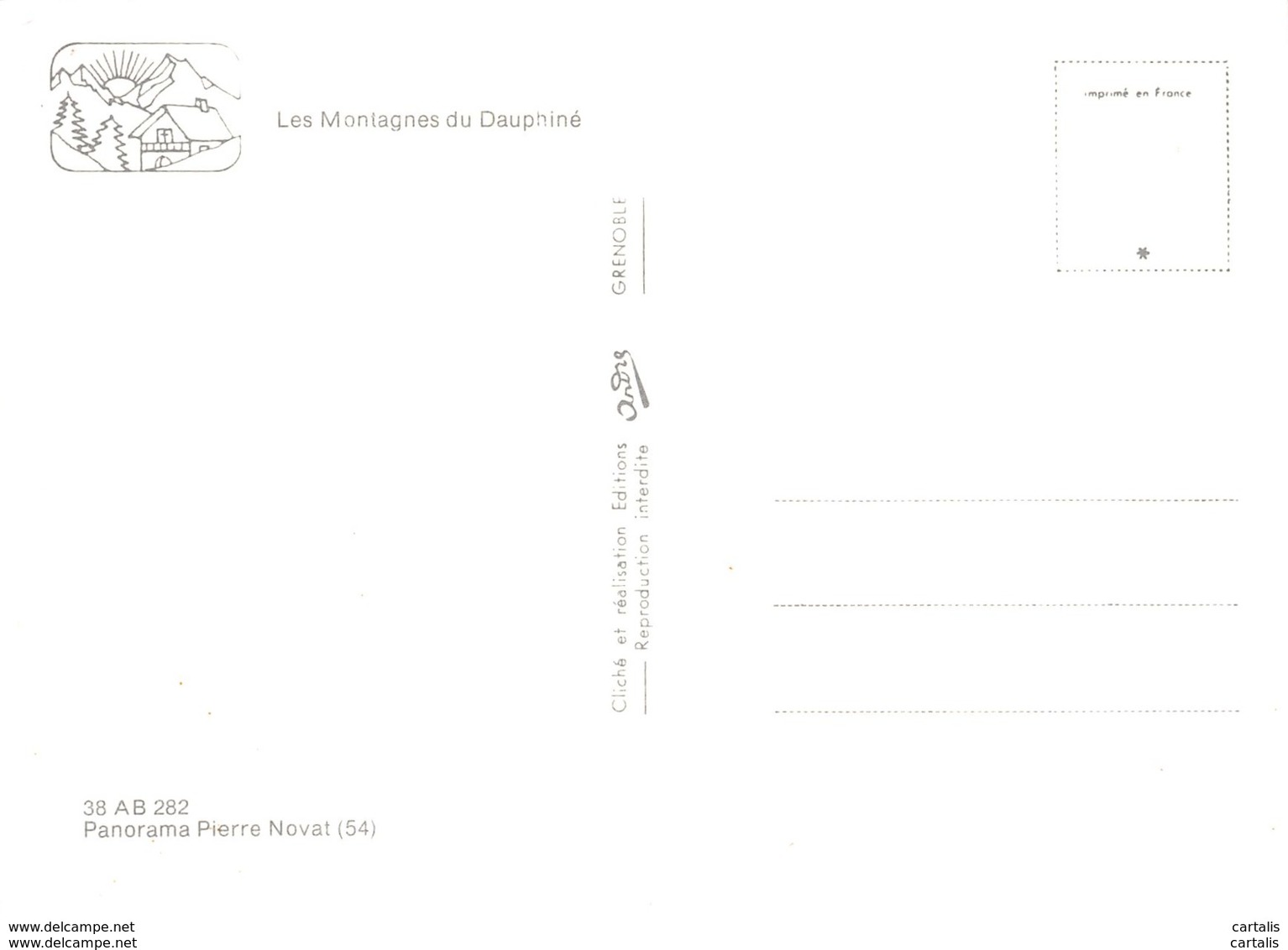 38-MONTAGNES DU DAUPHINE-N°C-4361-A/0387 - Other & Unclassified