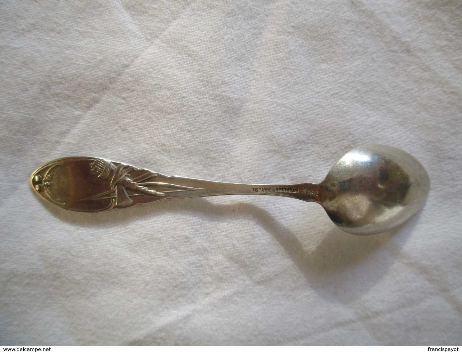 United States: Asheville Souvenir Spoon - Sterling Silver - Cucchiai