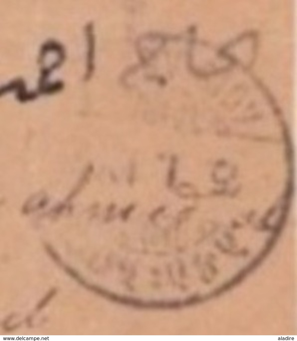 1904 - Bloc De 7 Timbres + 1 YT 53 Sur Fragment D'enveloppe De Djibouti, Vers Addis Ababa ​​​​​​​- via Harar, Ethiopie - Lettres & Documents