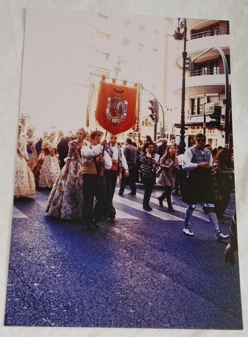 Ancienne Photo Des Fallas à Valence, En Espagne - Old Photograph Of The Fallas In Valencia, Spain - Plaatsen