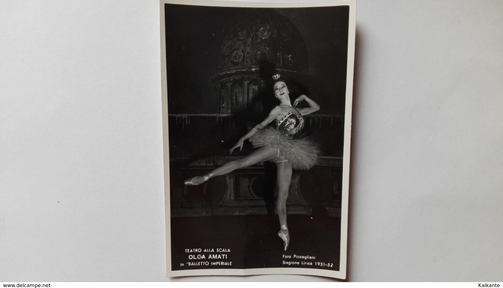 1952 - Foto Di Ballerine Al Teatro La Scala Di Milano - Olga Amati In "Balletto Imperiale" - Dance