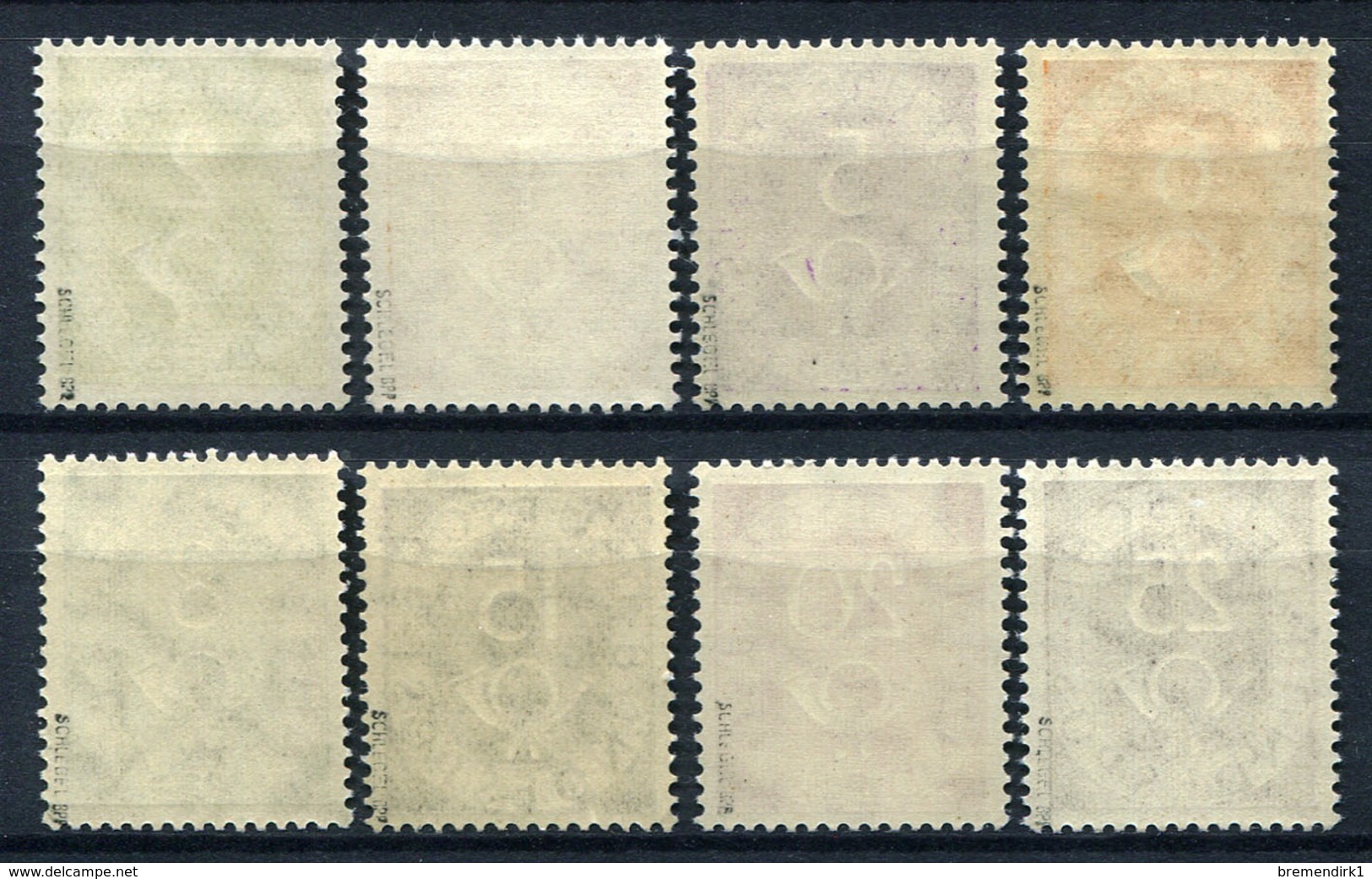 44284) BUND Posthorn - Lot Postfrisch GEPRÜFT Aus 1951, 231.- € - Nuovi