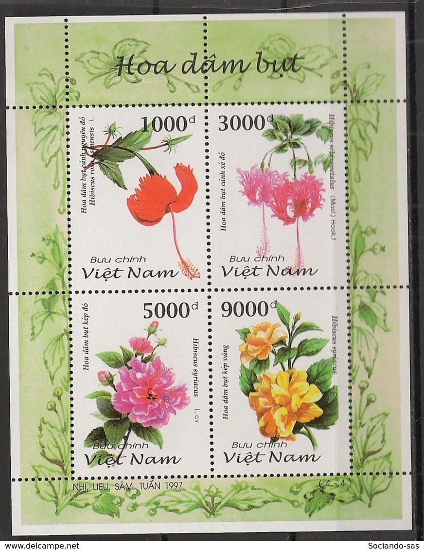 Vietnam - 1997 - N°Yv. 1714 à 1717 - Hibiscus / Flower - Neuf Luxe ** / MNH / Postfrisch - Vietnam