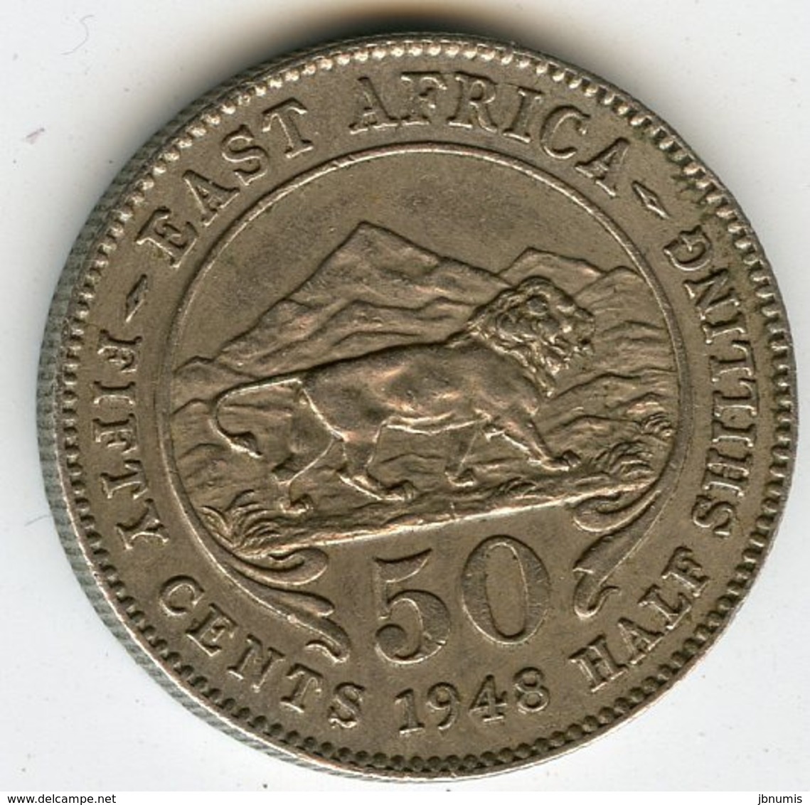 Afrique Orientale Britanique East Africa 50 Cents 1948 KM 30 - British Colony