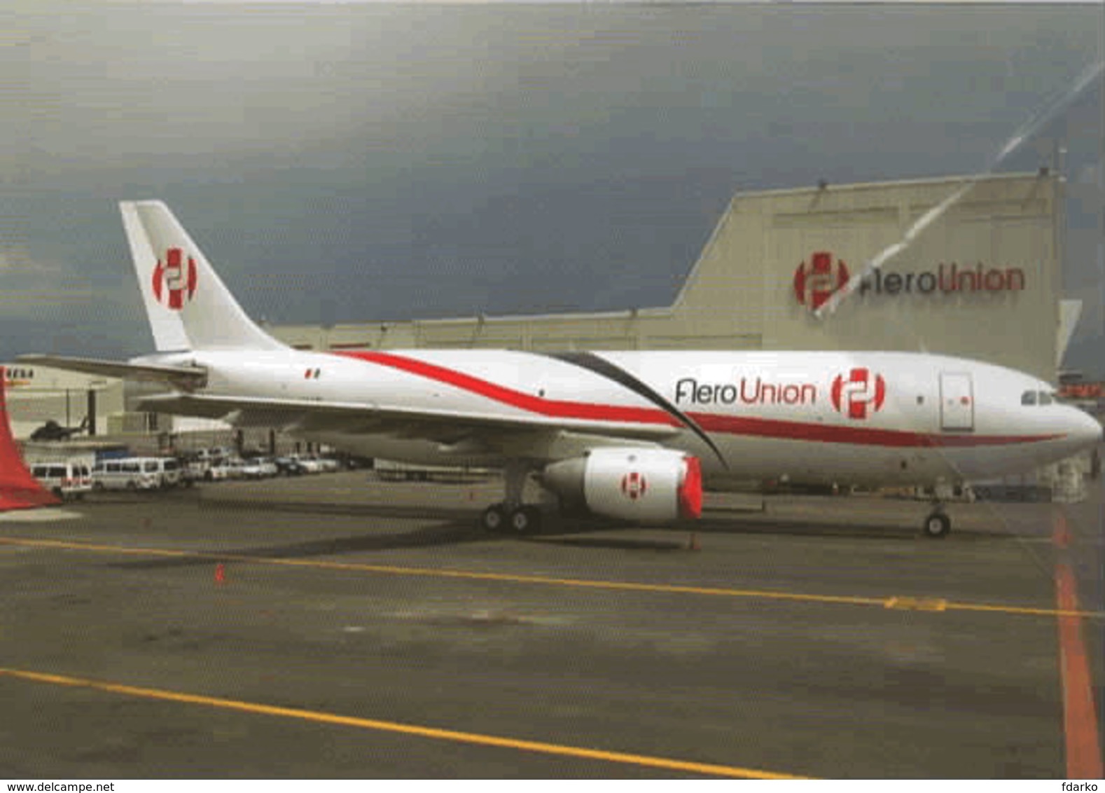 Aero Union Airlines Mexico A300 XA-LRL Airplane Aereo At CUN / MMUN - 1946-....: Era Moderna