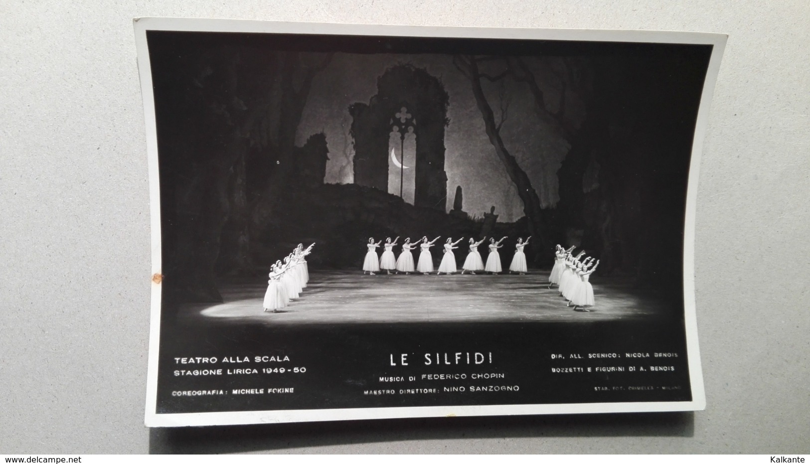 Le Silfidi - Stagione Della Scala 1949-50 - Danza