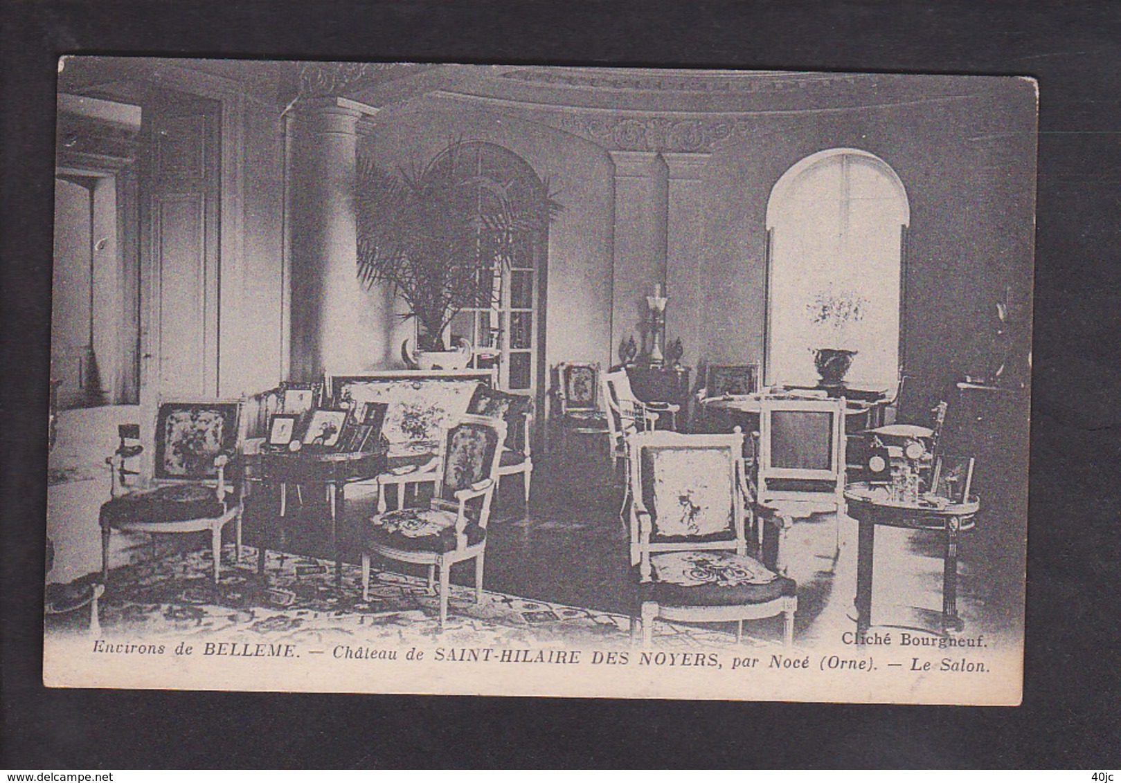 Environs De Belleme.61.Orne. Chateau De Saint-Hilaire Des Noyers  Par  NOCE .  Le  Salon . - Other & Unclassified