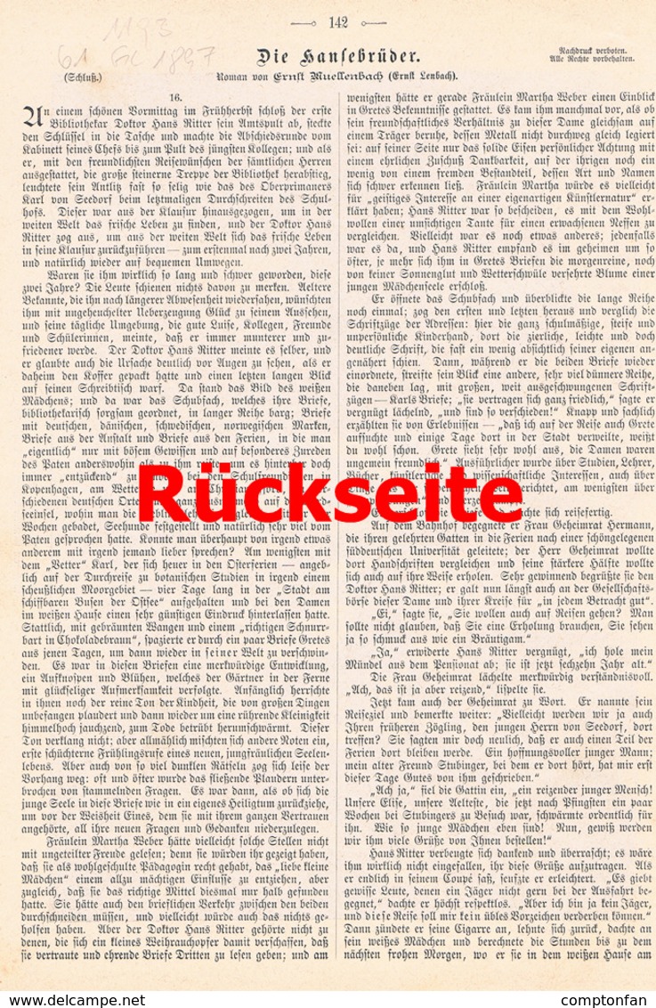 1193 Deyrolle Bretagne Bretonische Gavotte Druck 1897 !! - Sonstige & Ohne Zuordnung