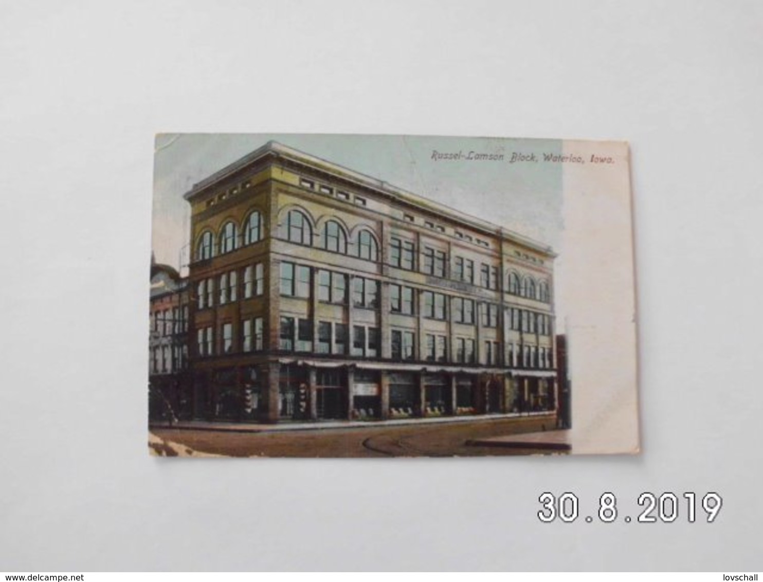 Waterloo. - Russel-Lamson Block. (1 - 8 - 1908) - Waterloo