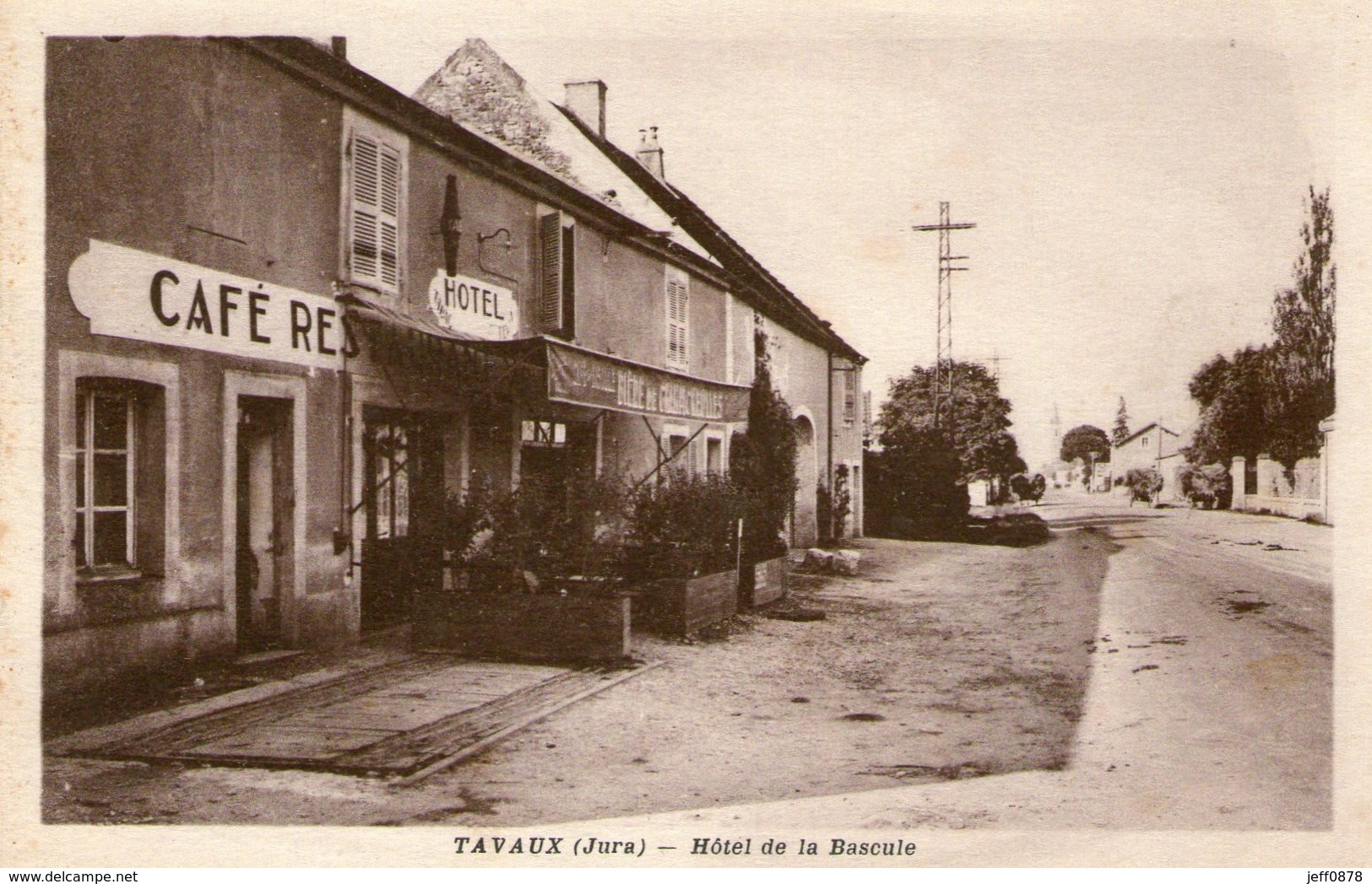 39 - JURA - TAVAUX - Hôtel De La Bacule - Très Bon état - Tavaux