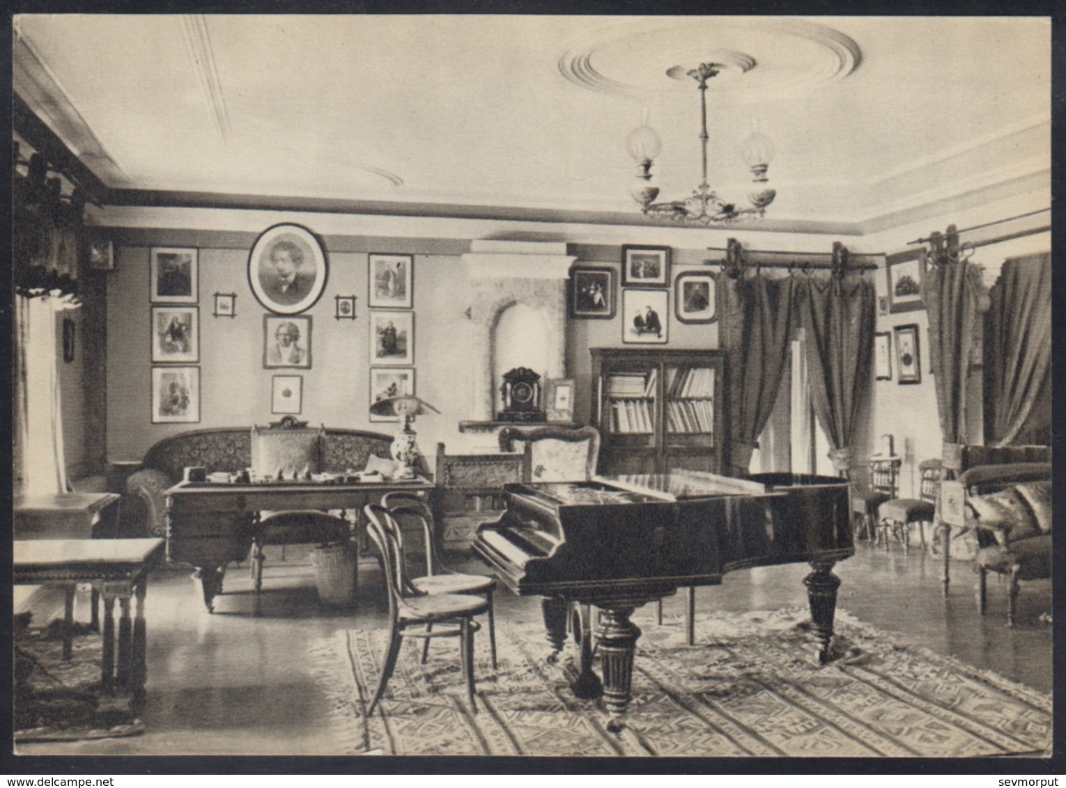 5a-125 RUSSIA 1966 POSTCARD A11190 Mint KLIN CHAIKOVSKY Tchaikovsky COMPOSER COMPOSITEUR HOUSE MUSEUM MUSIC PIANO 11 - Chanteurs & Musiciens