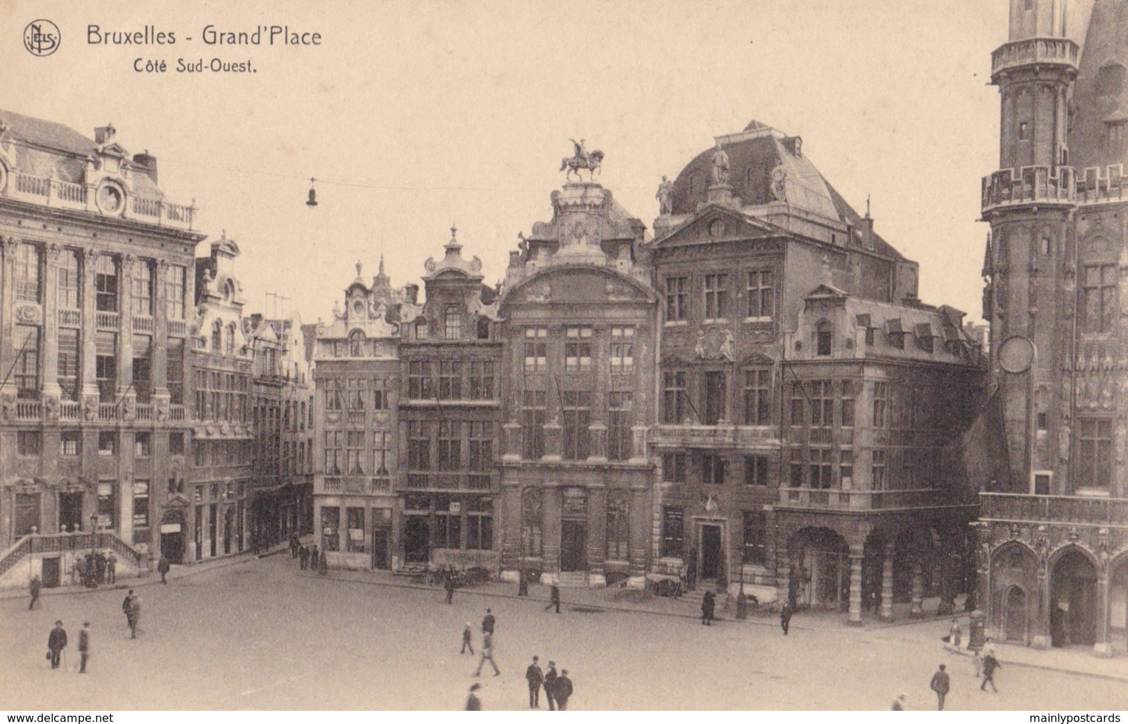 AN45 Bruxelles, Grand Place, Cote Sud Ouest - Squares